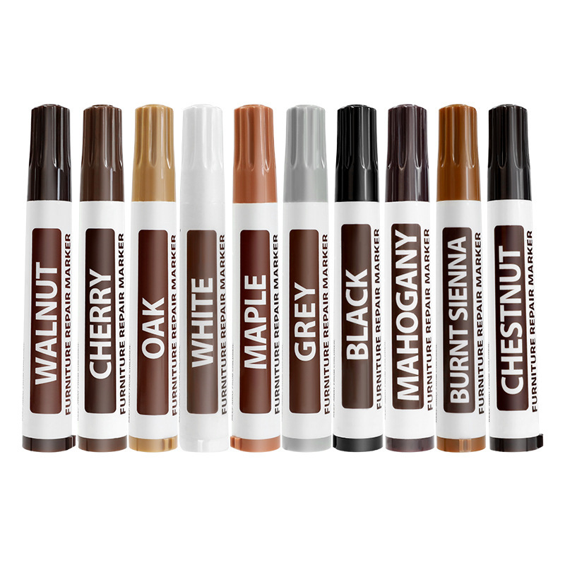 New type of wooden furniture touch-up pen, scratch repair, peeling paint marker pen, solid wood furniture floor touch-up pen Application Scenario