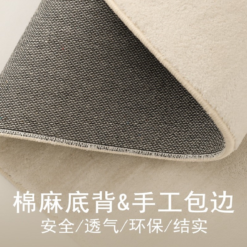 The new minimalist carpet for the living room, thickened for home use, and a large area of bedside floor MATS for the bedroom are all laid in 2024, creating a light luxury and high-end feel Specification image
