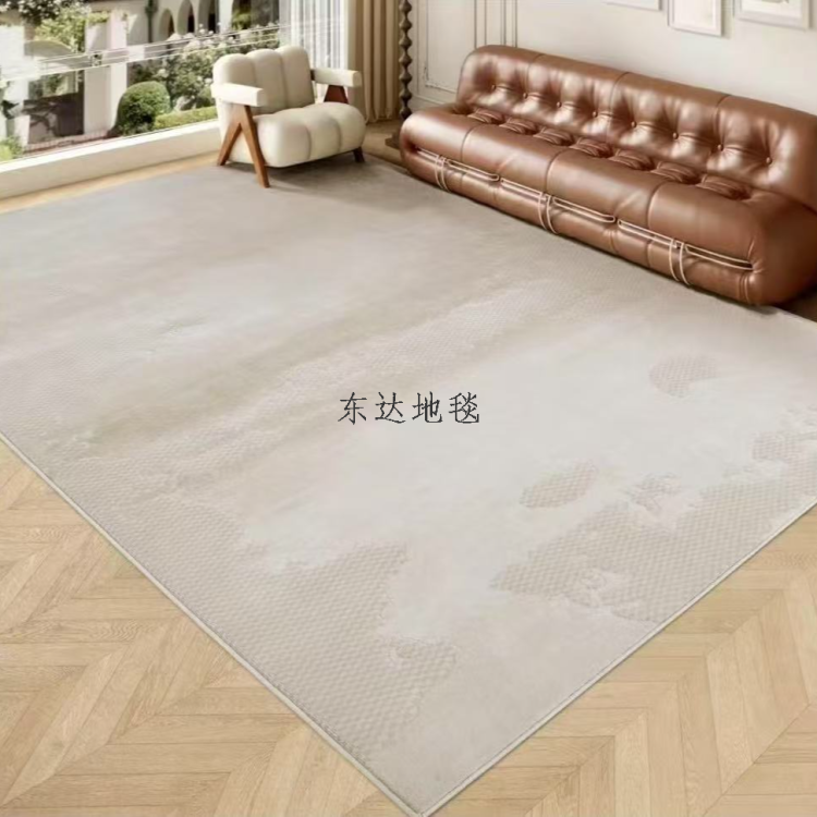 The Mountain Range series living room woven carpet features a simple design with black and gray color combinations and an abstract design style that is distinct Specification image