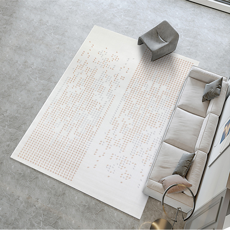 Tianxi series high-end cream-style carpet, water-absorbing and anti-slip floor mat, bedside carpet for living room and bedroom Item Picture