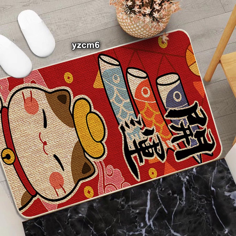 仿亚麻地垫防滑门垫地毯入门浴室垫mat bathmat door mats详情6