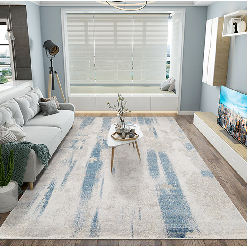 Ankara French-style high-end light luxury floor mat, autumn and winter warm carpet, water-absorbing and anti-slip home carpet details Picture