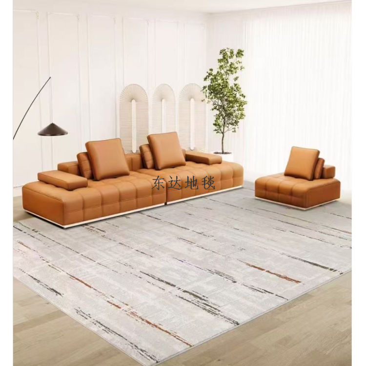 Maillard series carpet for living rooms, new bedroom floor MATS, home washable, light luxury and high-end carpet Specification image