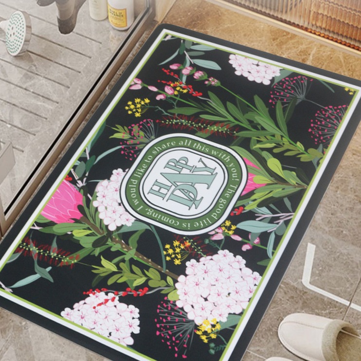 Diatom mud water-absorbing foot MATS, floor MATS, quick-drying bathroom MATS, anti-slip MATS at the bathroom door, toilet floor MATS, bathroom