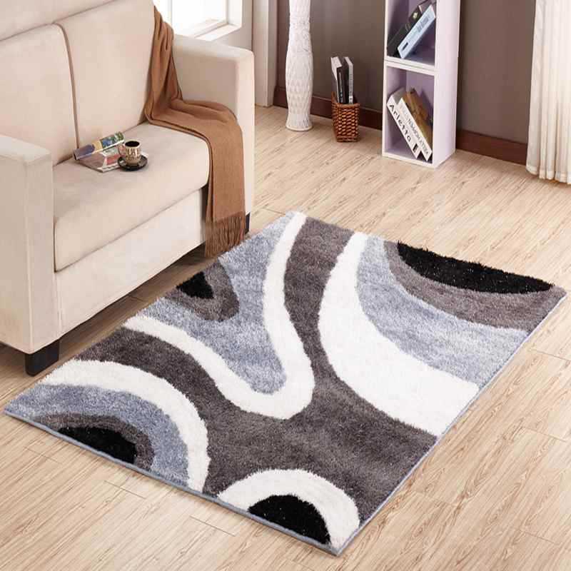Thickened elastic filament carpet bedroom bedside blanket manufacturer wholesale available, dirt-resistant and easy-to-maintain living room carpet floor mat