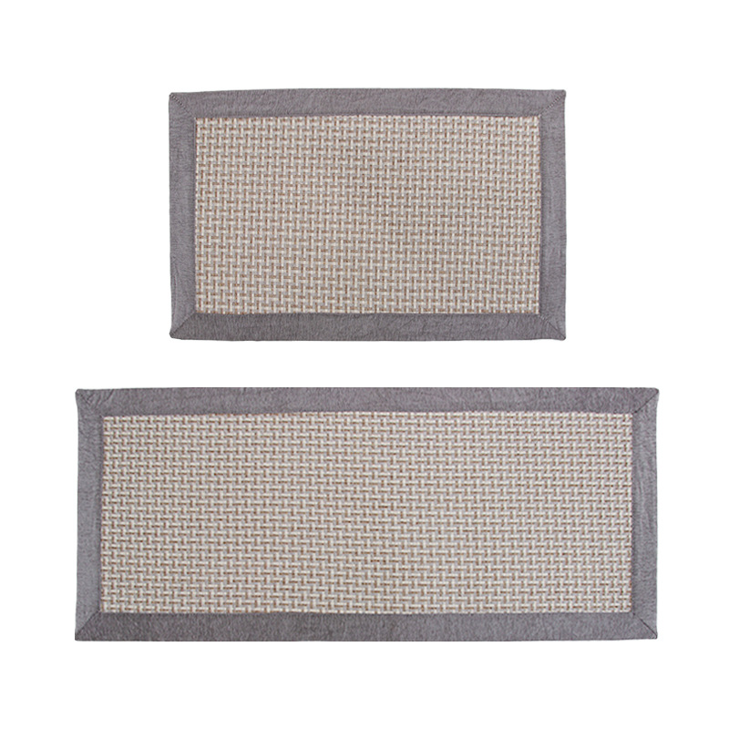 Amazon linen kitchen MATS, long anti-slip floor MATS, cross-border entrance door MATS, household carpets wholesale, large edge banding Application Scenario