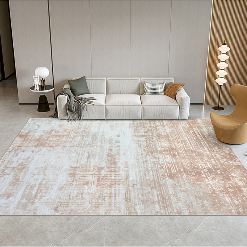 Tianxi series high-end cream-style carpet, water-absorbing and anti-slip floor mat, bedside carpet for living room and bedroom Specification image