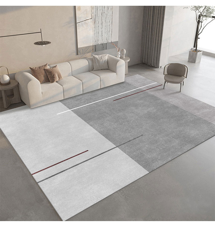 厂家新款北欧简约卧室家用印花客厅地毯 批发现代几何沙发茶几毯详情11
