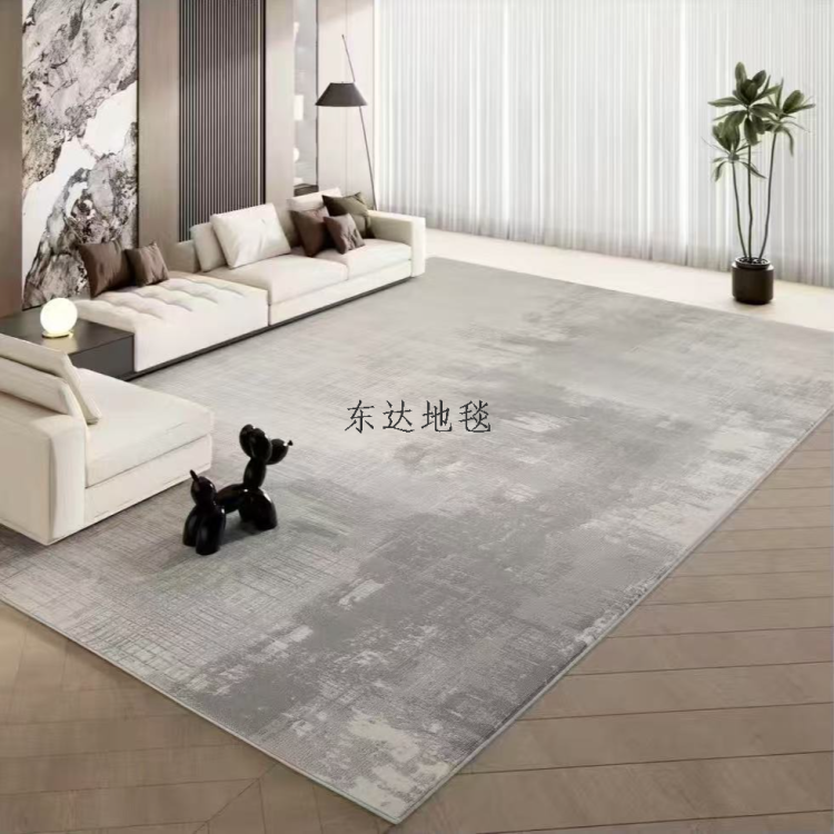 The Mountain Range series living room woven carpet features a simple design with black and gray color combinations and an abstract design style that is distinct Item Picture