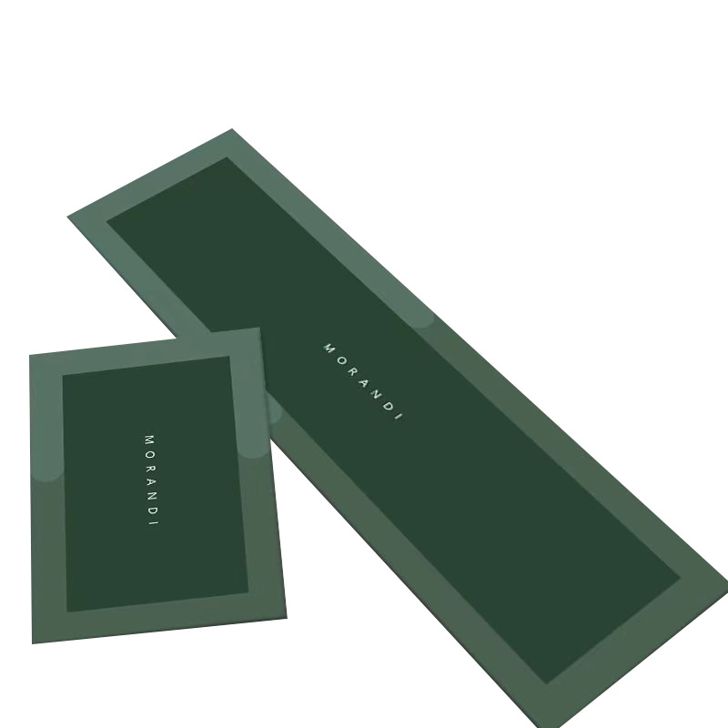 Diatom mud soft absorbent mat, household kitchen floor mat, carpet, modern and simple absorbent, anti-slip, quick-drying bathroom door mat Application Scenario