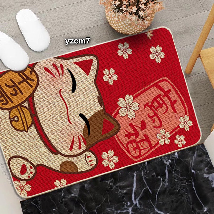 仿亚麻地垫防滑门垫地毯入门浴室垫mat bathmat door mats详情7