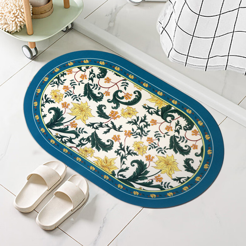 Nordic entrance door mat, leather washable and non-washable mat, door entry foot mat, household door mat, dirt-resistant carpet mat