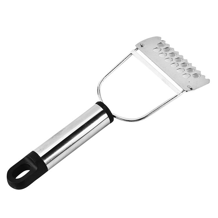 Stainless steel peeler, multi-purpose planer, steel-handled planer, multi-functional peeler, household peeler, melon peeler, fish scale peeler details Picture
