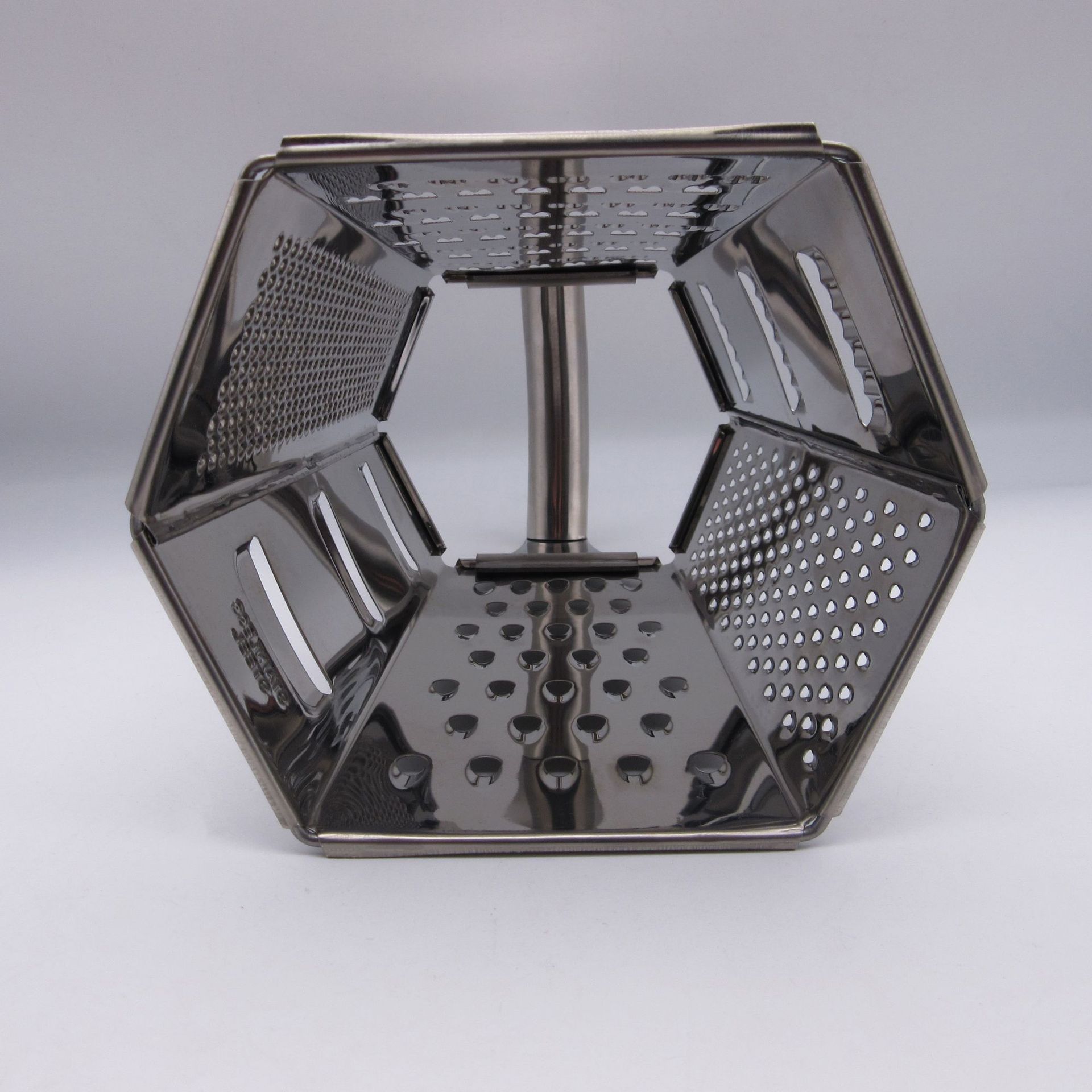 Stainless steel elbow handle melon grater, 6-sided grater, radish grater, melon grater, manual garlic puree press, vegetable cutter pic 16