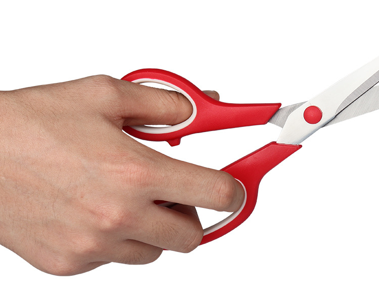 Stainless steel multi-functional set, student scissors, handicraft DIY two-color scissors, home teaching materials, office gift scissors pic 10