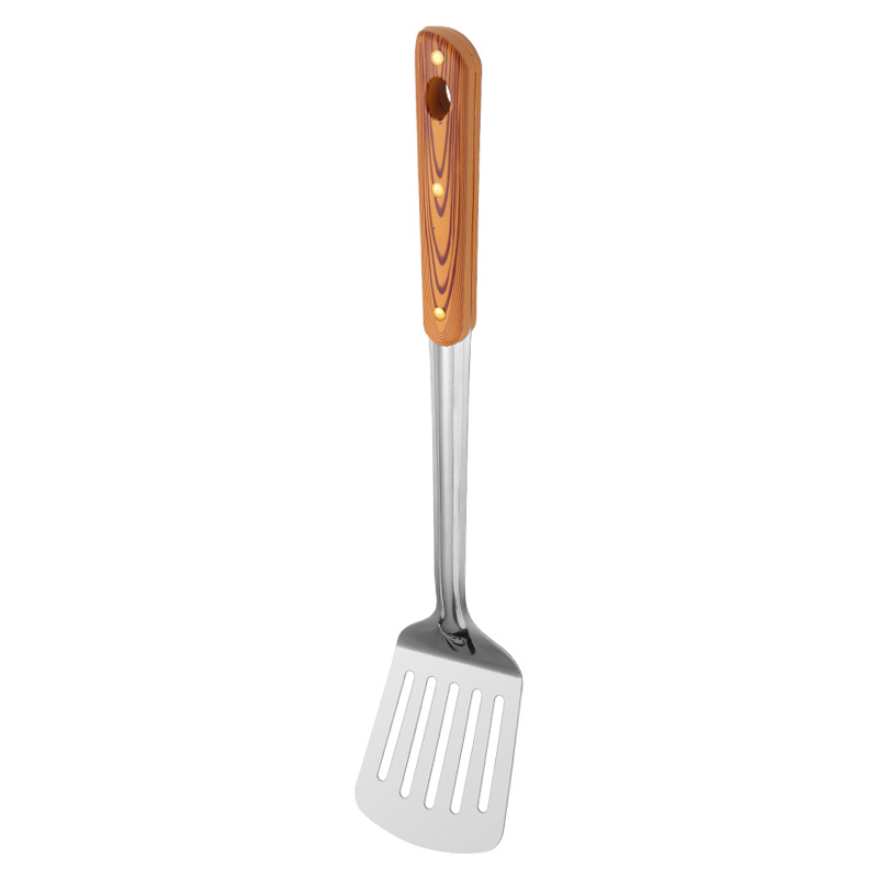 Stainless steel soup spoons, frying spatulas, spatulas, rice spoons, spatulas, cooking utensils, household kitchen supplies and kitchenware complete set Application Scenario
