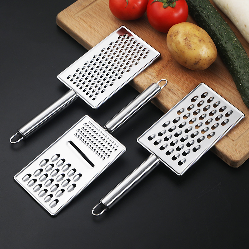 Stainless steel ginger grater, radish grater, cheese grater, kitchen tools, lemon grater, cheese grater, flat grater pic 2