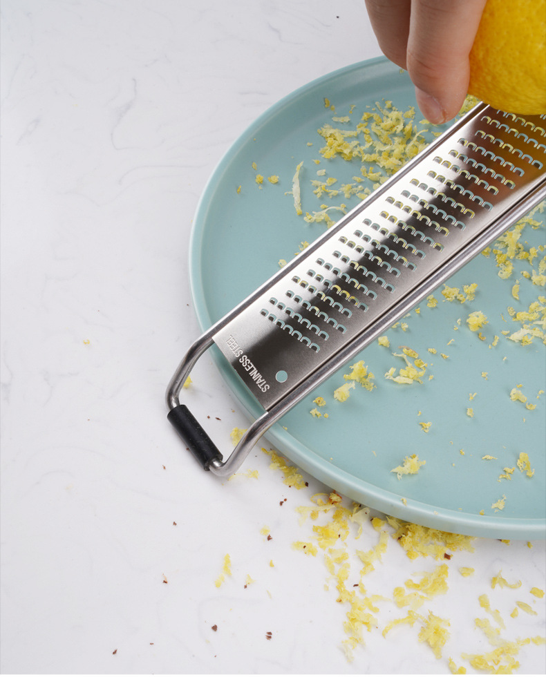 Stainless steel cheese grater, cheese grater, lemon grater, cheese grater, kitchen fruit grater and slicer pic 11