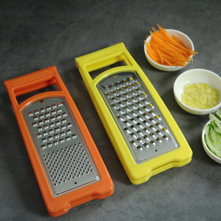 Radish grater, kitchen daily three-in-one potato and cucumber grater, double-sided coarse and fine vegetable slicer, radish grater Item Picture