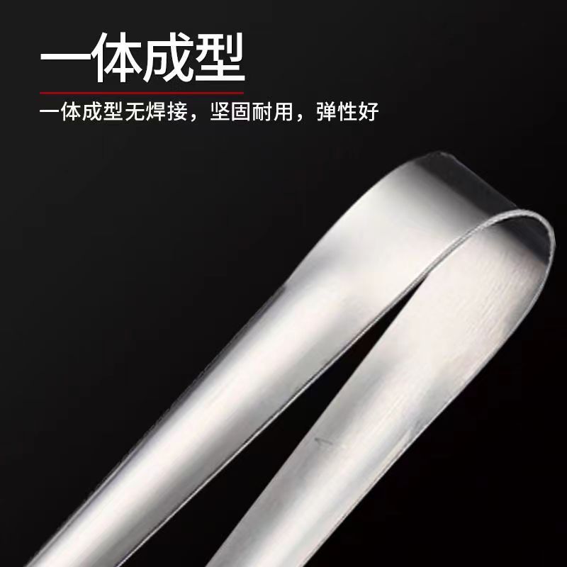 Thickened stainless steel ice cube tongs, ice cube tongs, towel bread tongs, food tongs, fruit lemon tongs, barbecue tongs details Picture
