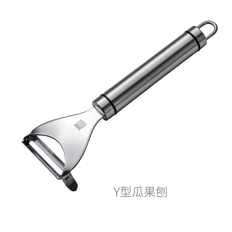 304 Peeler, multi-purpose melon peeler, kitchen two-in-one fruit peeler, stainless steel peeler Item Picture