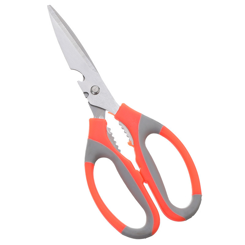 Stainless steel scissors for barbecues, seafood, detachable chicken bones, and multi-functional kitchen food and vegetable scissors when going out Application Scenario