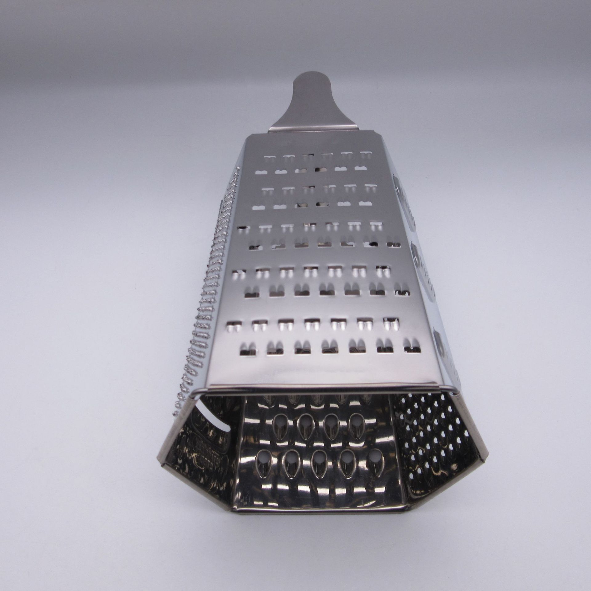 Stainless steel elbow handle melon grater, 6-sided grater, radish grater, melon grater, manual garlic puree press, vegetable cutter pic 12