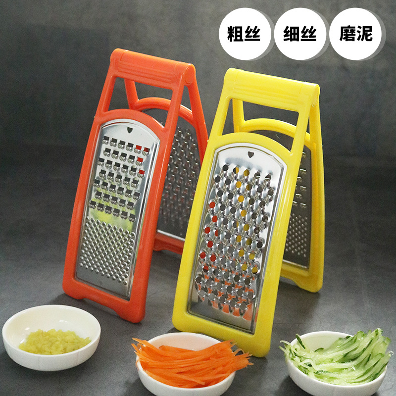 Radish grater, kitchen daily three-in-one potato and cucumber grater, double-sided coarse and fine vegetable slicer, radish grater details Picture