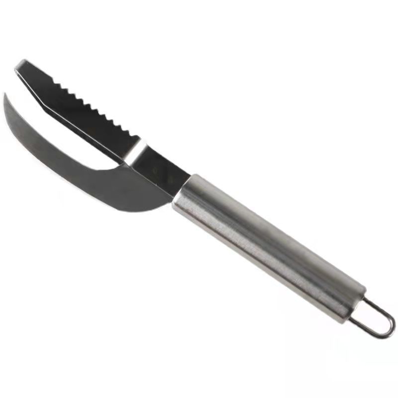 Stainless steel handle fish belly knife, fish scale knife, fish scale planer, household fish-killing tool, fish scale scraper pic 5