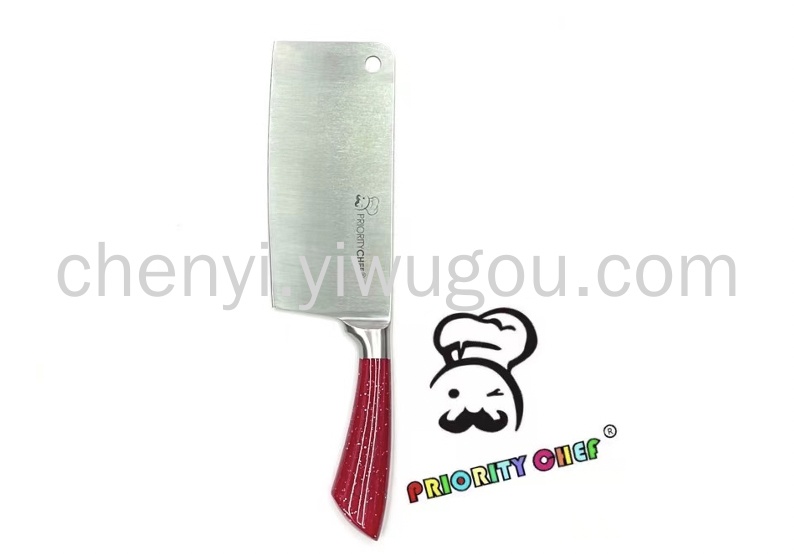 厨房刀具套装 亚克力座塑料座厨师刀菜刀磨刀器 8件礼品刀套刀详情3