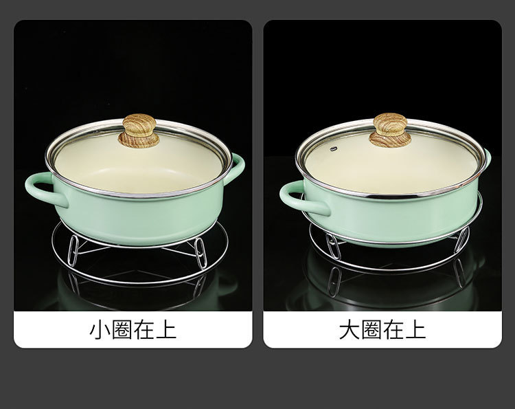 不锈钢锅架家用厨房置物架多功能架子加厚隔热支架防烫收纳蒸架详情7