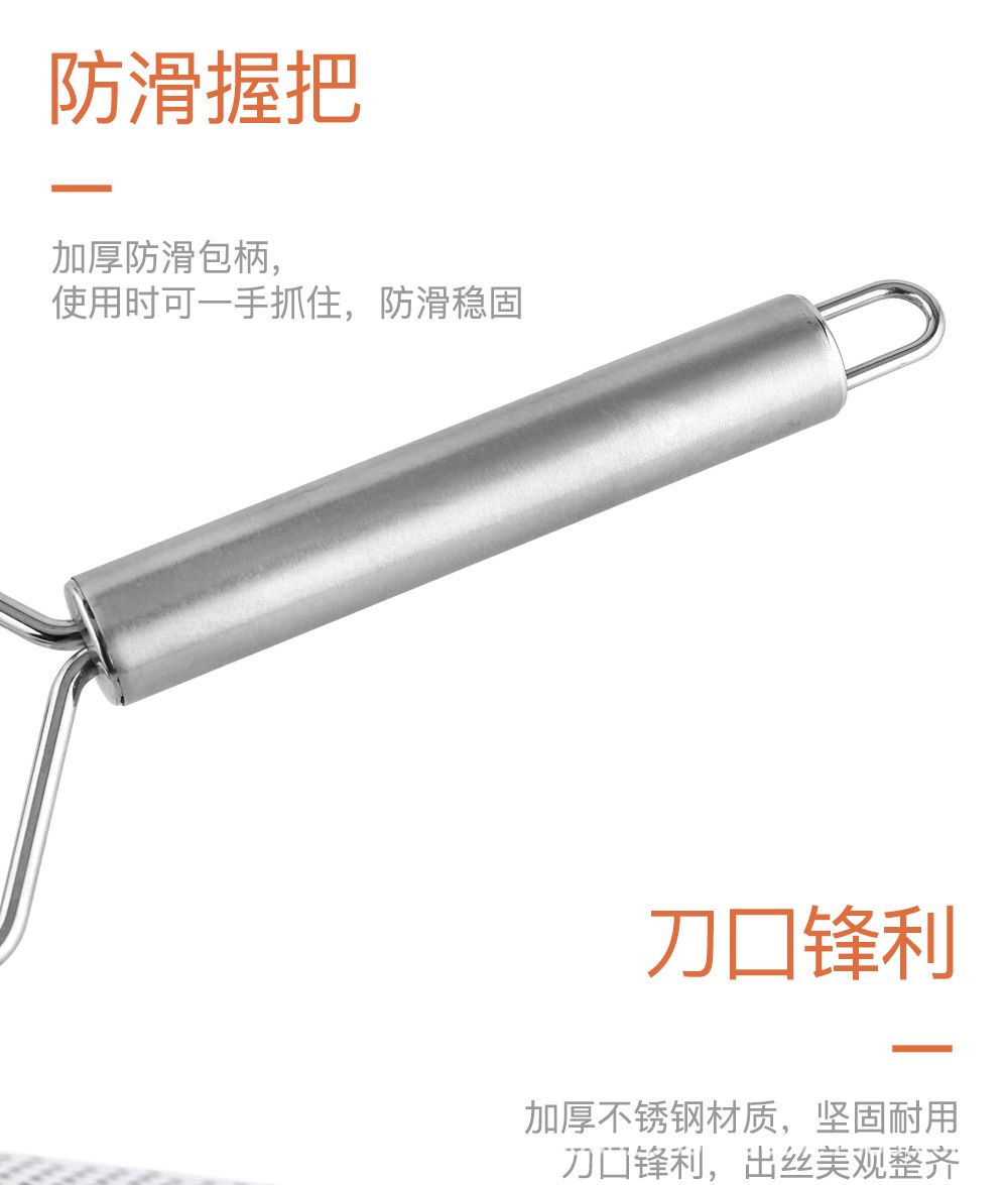 Cheese grater, stainless steel lemon grater, kitchen shavings, kitchen grater details Picture