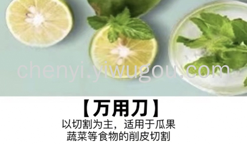 刀具套装不锈钢菜刀厨师刀切肉刀水果刀剪刀磨刀棒刀座8件套刀详情8