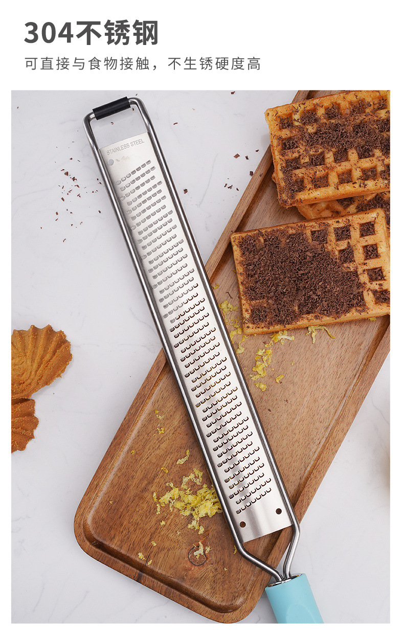 Stainless steel cheese grater, cheese grater, lemon grater, cheese grater, kitchen fruit grater and slicer pic 4