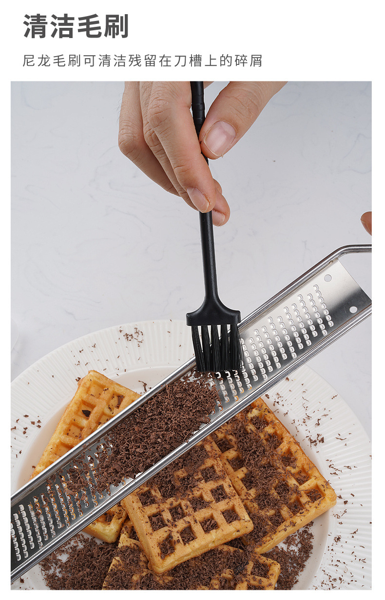 Stainless steel cheese grater, cheese grater, lemon grater, cheese grater, kitchen fruit grater and slicer pic 9