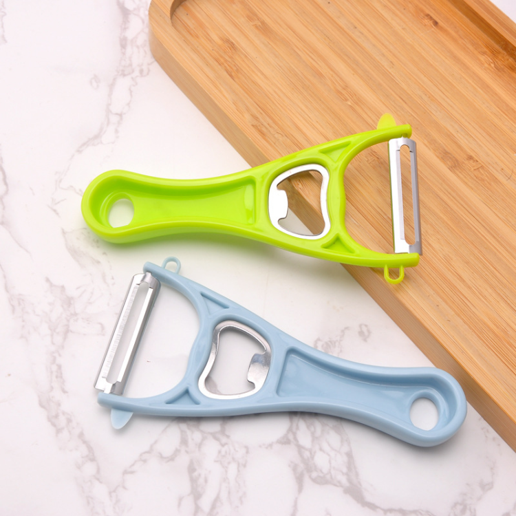 Manufacturer's in-stock stainless steel peelers, kitchen tools, multi-functional peelers, beer bottle peeling knives, melon peelers Item Picture