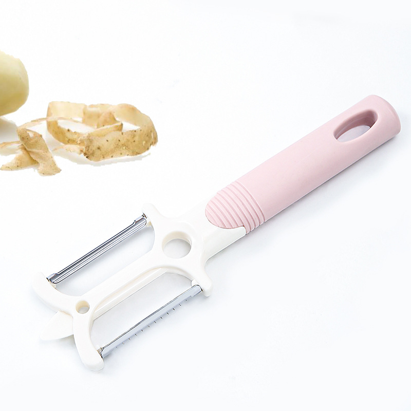 Fashionable household vegetable peeler, simple kitchen and restaurant small tool manufacturer supply, multi-purpose peeler knife Specification image