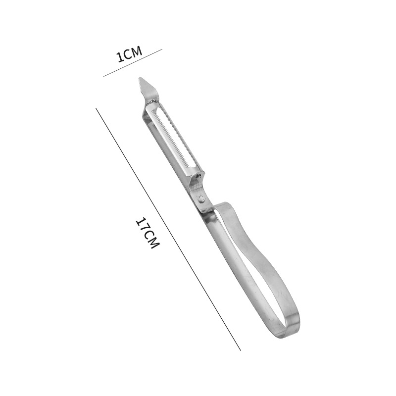 Multi-functional stainless steel pointed peeler, two-in-one household peeler, fruit peeler, melon peeler Application Scenario