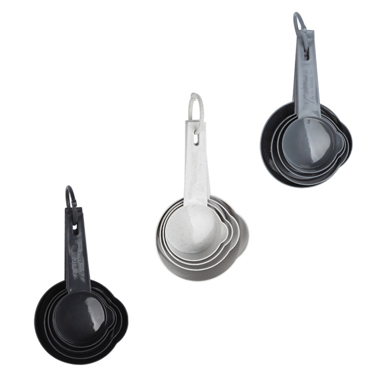 Household baking tools: milk powder, coffee bean spoon, baking measuring spoon, wheat fiber, salt, sugar and oil measuring spoon Specification image