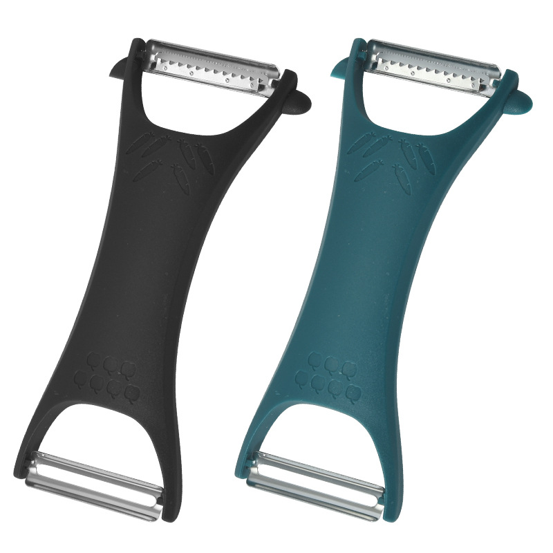 Two-in-one multi-functional peeler, creative kitchen tool, double-head grater, potato and fruit peeler wholesale Application Scenario
