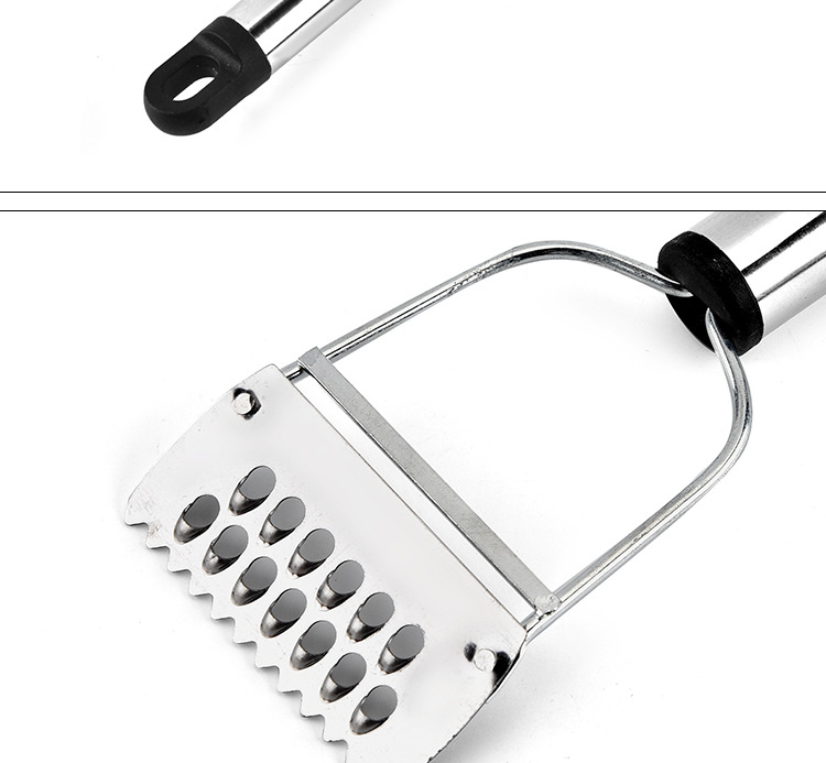 Stainless steel peeler, multi-purpose planer, steel-handled planer, multi-functional peeler, household peeler, melon peeler, fish scale peeler pic 9