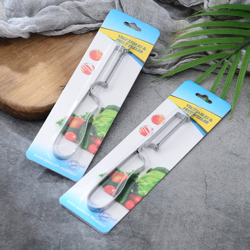 Multi-functional stainless steel pointed peeler, two-in-one household peeler, fruit peeler, melon peeler Specification image