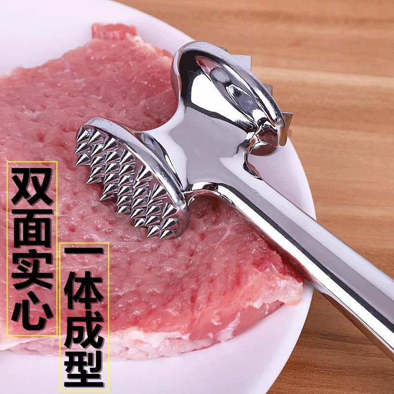 Meat hammer for hammering steak, tenderloin hammer for breaking tendons, household pine needle tender meat double-sided hammering hammer, AliExpress wholesale one piece details Picture