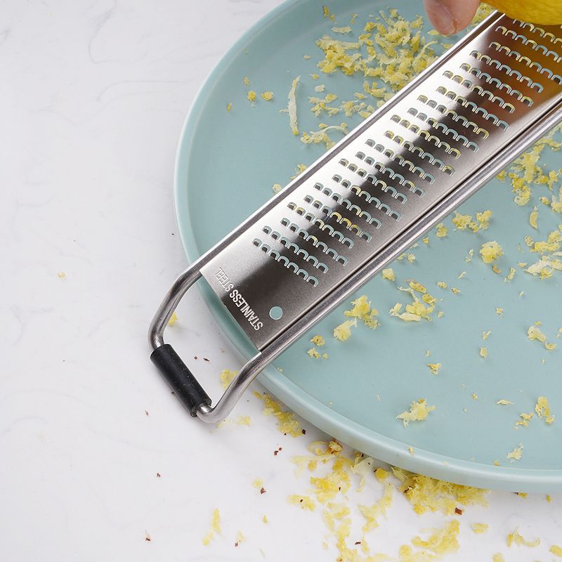 Stainless steel cheese grater, cheese grater, lemon grater, cheese grater, kitchen fruit grater and slicer details Picture
