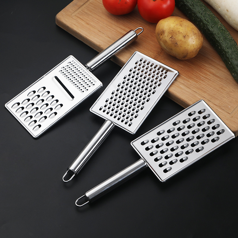 Stainless steel ginger grater, radish grater, cheese grater, kitchen tools, lemon grater, cheese grater, flat grater pic 4