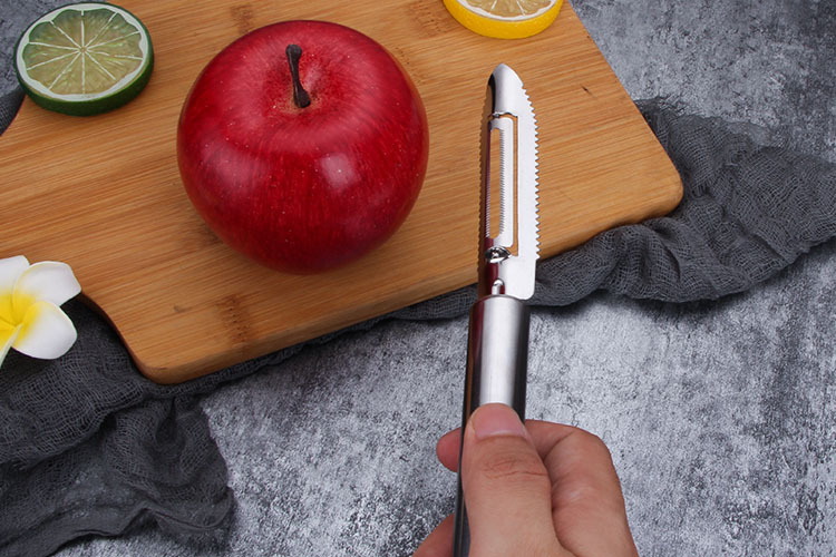 Fruit tool set: Fish scale planer, fruit and vegetable planer, stainless steel peeler, multi-purpose carved knife, pit-removing fruit scoop pic 8