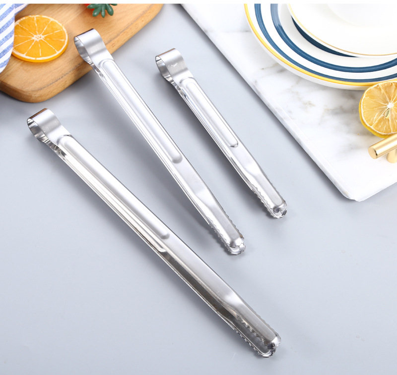 410 stainless steel food tongs, hotel bread tongs, steak tongs, barbecue tongs, food tongs pic 15