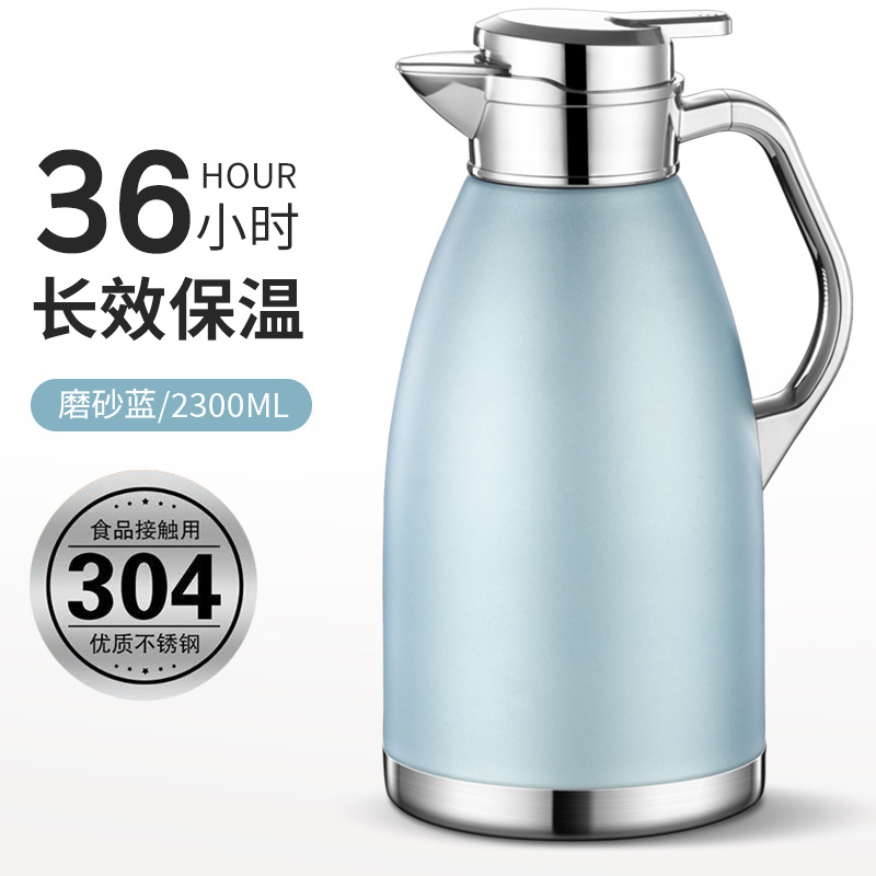 Factory wholesale gifts: 304 stainless steel vacuum Roman kettles, thermos flasks, thermos flasks, boiling water kettles, household insulated kettles Item Picture
