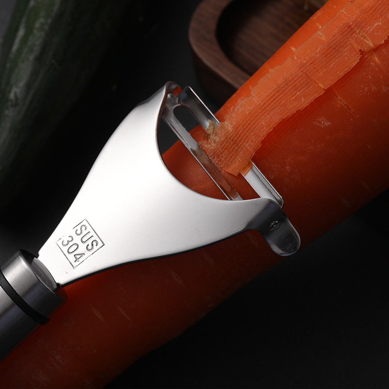 304 Peeler, multi-purpose melon peeler, kitchen two-in-one fruit peeler, stainless steel peeler