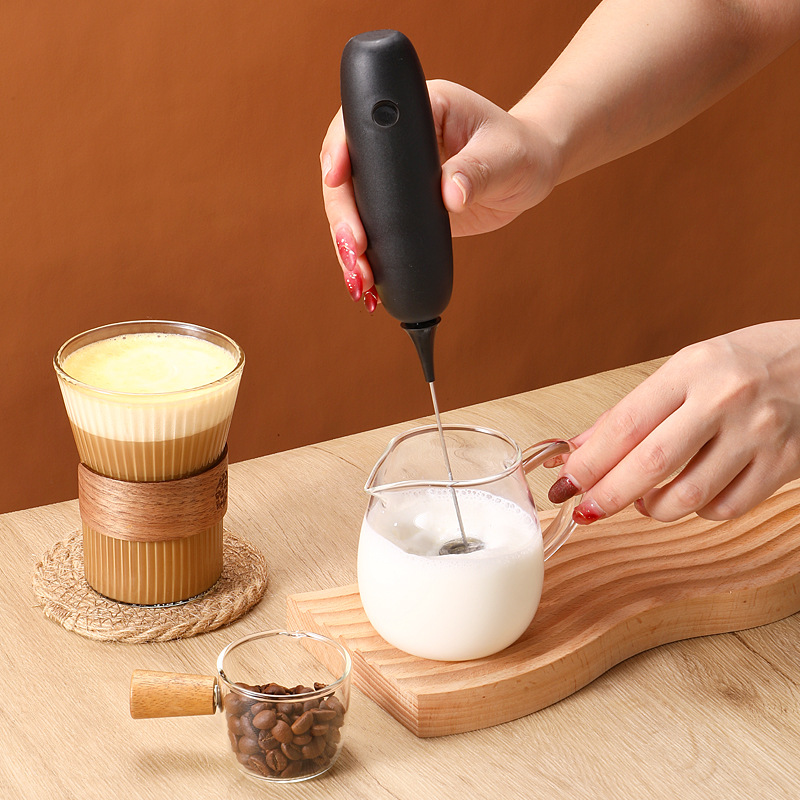Milk frother, wireless battery, milk mixer, blender, household small baking tool, handheld milk and coffee frother